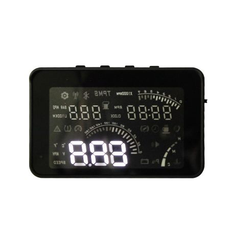 4 " Smart Voice HEAD UP DISPLAY With OBD2 Interface KM/h & MPH Speeding Warning W03 (with OBD line)