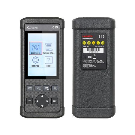 Newest Launch Creader 619 Code Reader Full OBD2/EOBD Functions Support Data Record and Replay Diagnostic Scanner