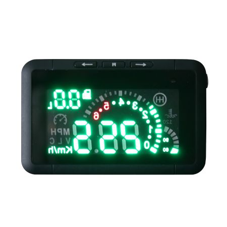 LED Car HUD Head Up Display With OBD2 Interface Plug & Play Speeding Warn System W01