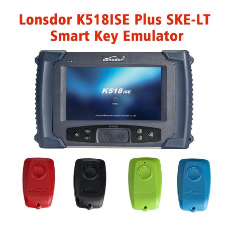 100% Original Lonsdor K518ISE Key Programmer Plus SKE-LT Smart Key Emulator 4 in 1 Set Free Shipping by DHL