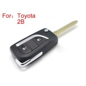 Modified Flip Remote Key Shell 2 Button For Toyota 5pcs/lot