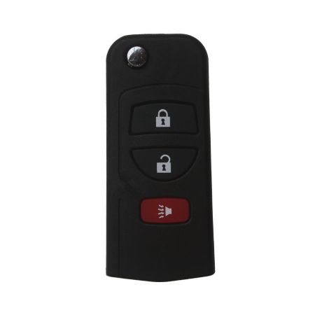 New Flip Remote Key Shell 3 Button For Nissan 5pcs/lot