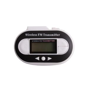 New Wireless FM Transmitter + Car Charger for MP3 iPod Player White