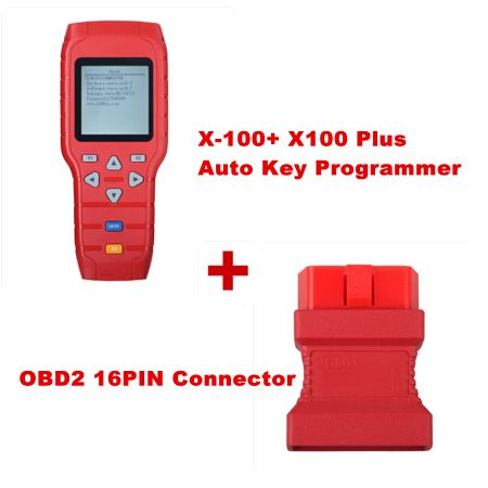 Original X-100+ X100 Plus Auto Key Programmer Plus OBD2 16PIN Connector