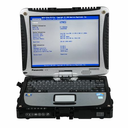 Second Hand Panasonic CF19 I5 4GB Laptop for Porsche Piwis Tester II (No HDD included)
