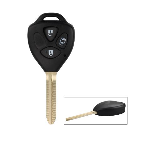 Remote Key Shell 3 Button Without Sticker For Toyota 5pcs/lot