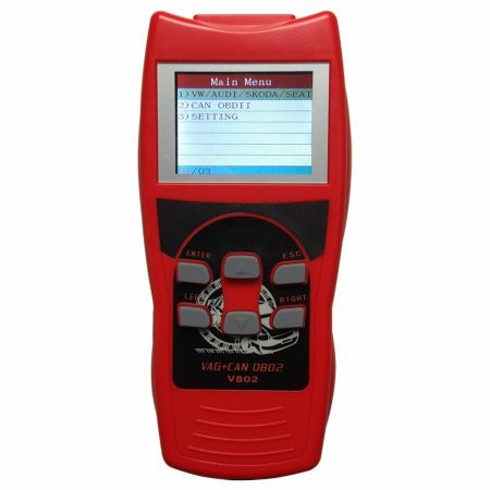 V-Scan VAG+CAN OBDII V802 Professional Car Diagnostic Tool with Colorful LCD Display