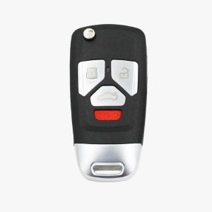 Xhorse VVDI Audi Type Universal Remote Flip Key 4 Buttons Wireless PN XNAU02EN 5pcs/lot