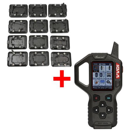 Original V2.4.1 Xhorse VVDI Key Tool Remote Key Programmer American Version With Full Set 12pcs EEPROM Adapter Free Shipping