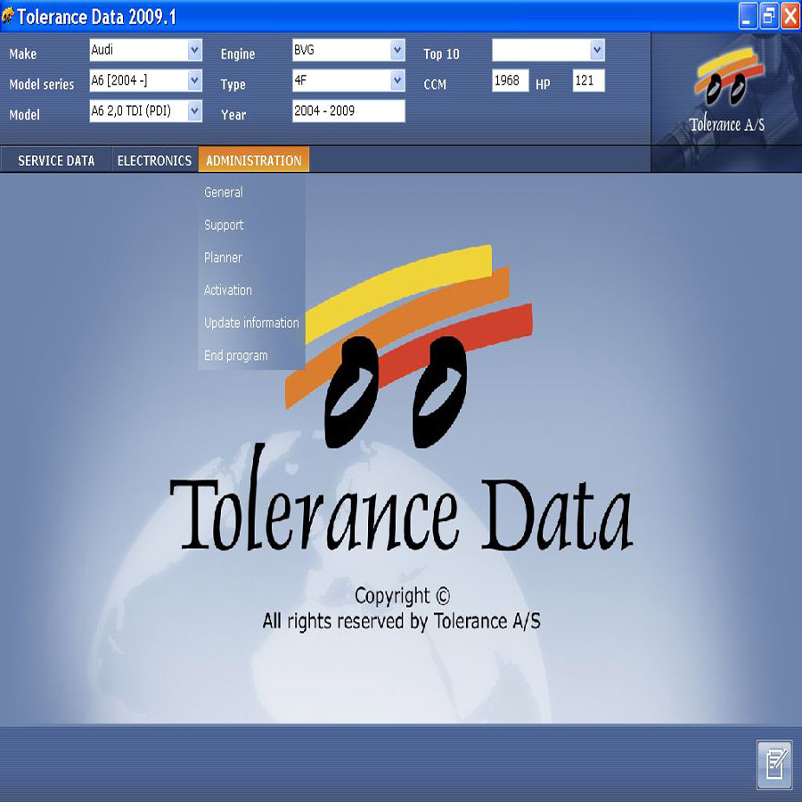 images of Tolerance Data 2009.2
