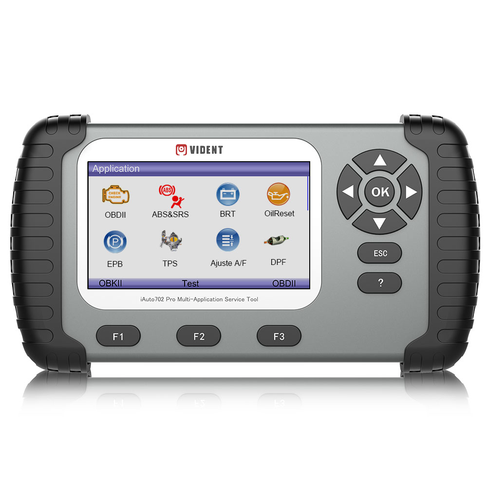 images of VIDENT iAuto 702 Pro Multi-applicaton Service Tool Support ABS/SRS/EPB/DPF Update to 19 Maintenances 3 Years Free Update Online
