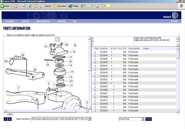 images of Buses 2012 Spare Parts Catalog For Volvo Lorries & Volvo