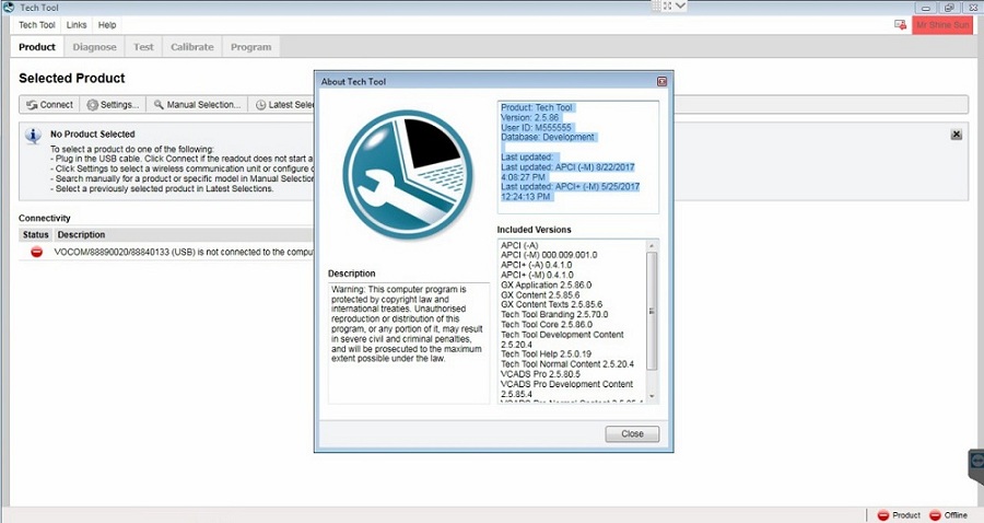 images of Techtool 2.5.87 Development with Devtool v2 and Devtool version3/and 4 and last acpi + upadate for Volvo/Renault/Mack