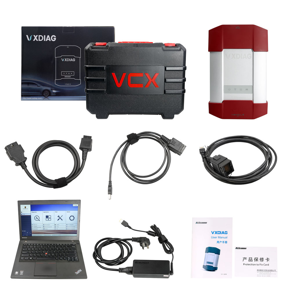 images of VXDIAG VCX-DoIP Porsche Piwis III with V37.900 Piwis Software on Lenovo T440P Ready to Use