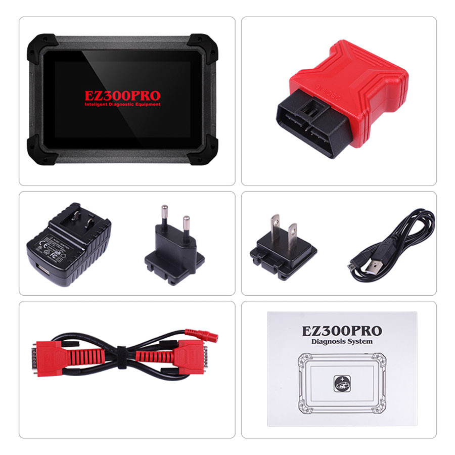 images of XTOOL EZ300 PRO With 5 Systems Diagnosis Engine,ABS,SRS,Transmission and TPMS Tablet Diagnosis Tool