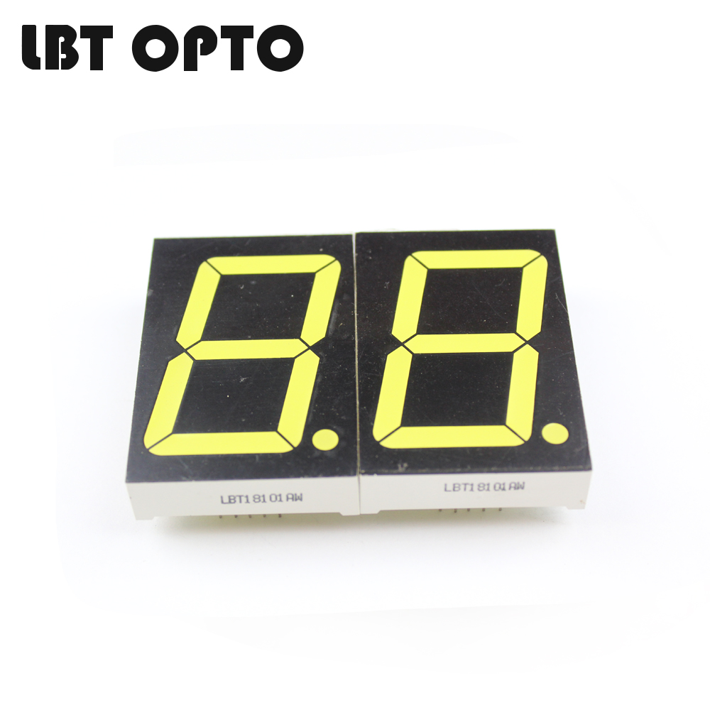 1 digit 1.8 inch led 7 segment display