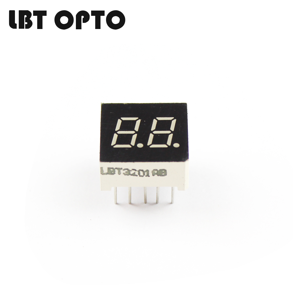 2 digit 0.3 inch led 7 segment display