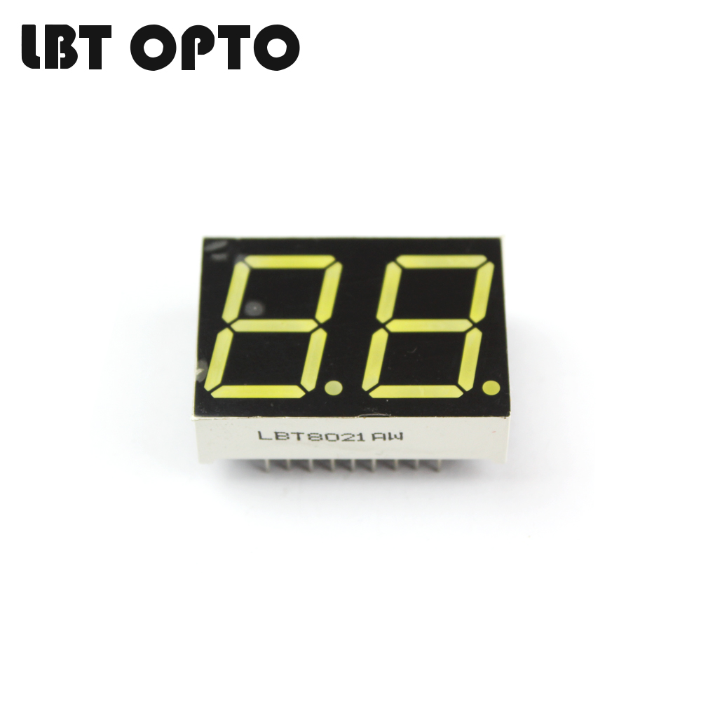 2 digit 0.8 inch led 7 segment display