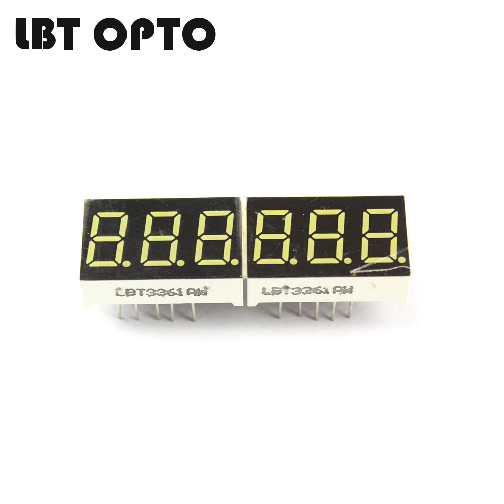 3 digit 0.36 inch led 7 segment display