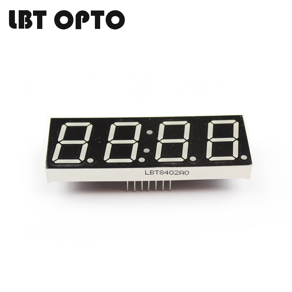 4 digit 0.8 inch led 7 segment display